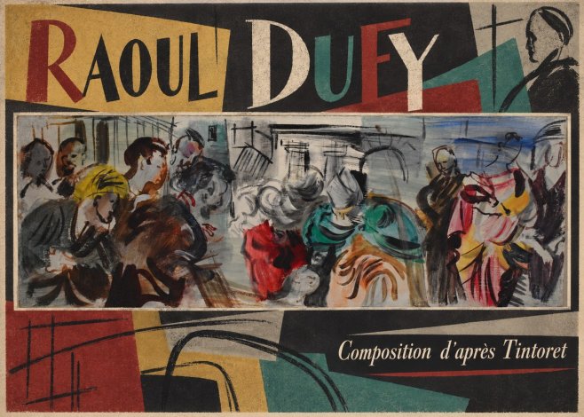 Raoul Dufy Composition D'après Tintoret No4 - Plakát