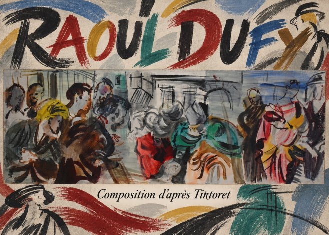 Raoul Dufy Composition D'après Tintoret No6 - Plakát