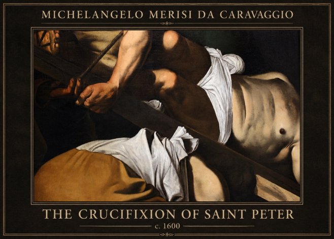 Michelangelo Merisi da Caravaggio The Crucifixion of Saint Peter I No1 - Plakát