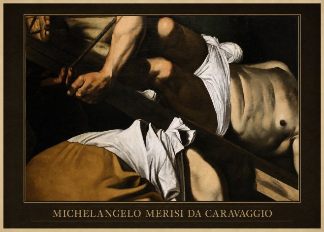 Michelangelo Merisi da Caravaggio The Crucifixion of Saint Peter I No6 - Plakát