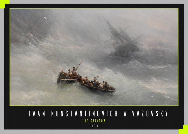 Ivan Konstantinovich Aivazovsky The Rainbow No4 - Plakát