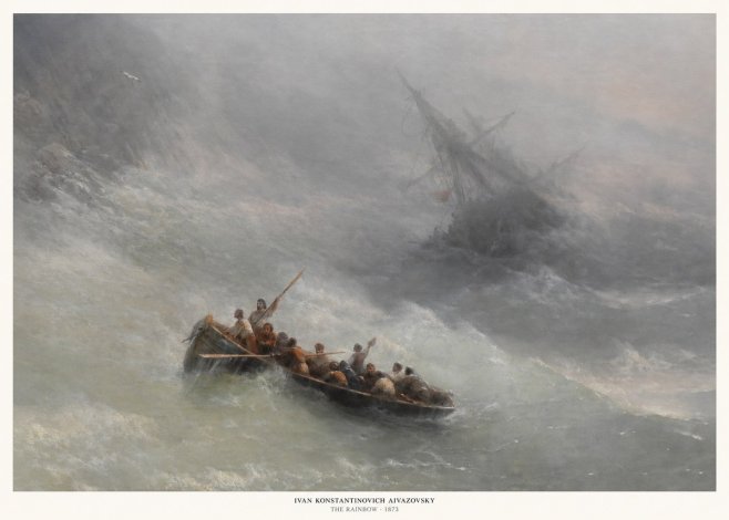 Ivan Konstantinovich Aivazovsky The Rainbow No5 - Plakát