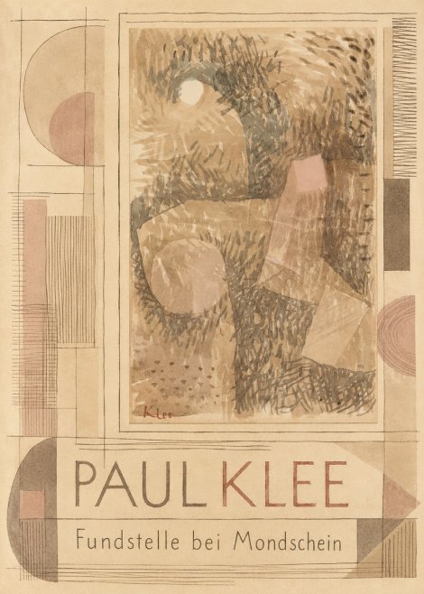 Paul Klee Fundstelle Bei Mondschein No6 - Plakát