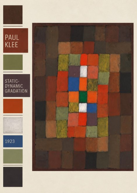 Paul Klee Static-dynamic Gradation No2 - Plakát