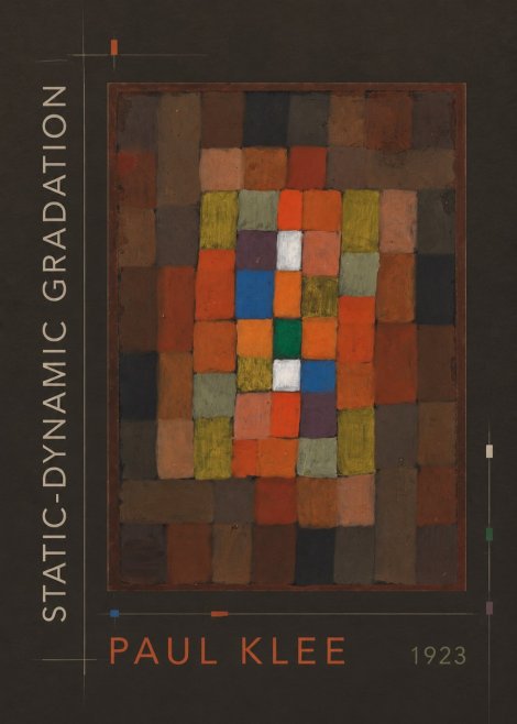 Paul Klee Static-dynamic Gradation No5 - Plakát