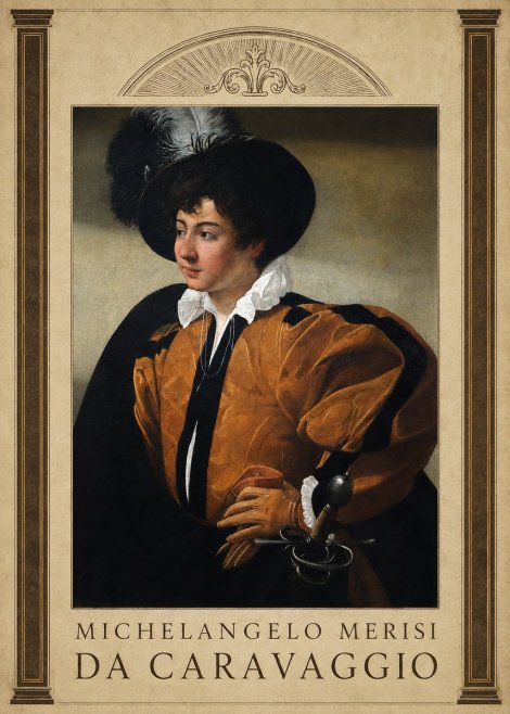 Michelangelo Merisi da Caravaggio Young Man with a Plumed Hat No5 - Plakát
