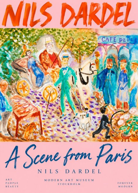 Nils Dardel A Scene from Paris No2 - Plakát