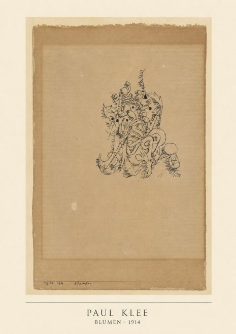 Paul Klee Blumen I No5 - Plakát