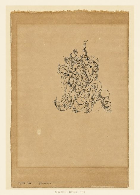 Paul Klee Blumen I No6 - Plakát