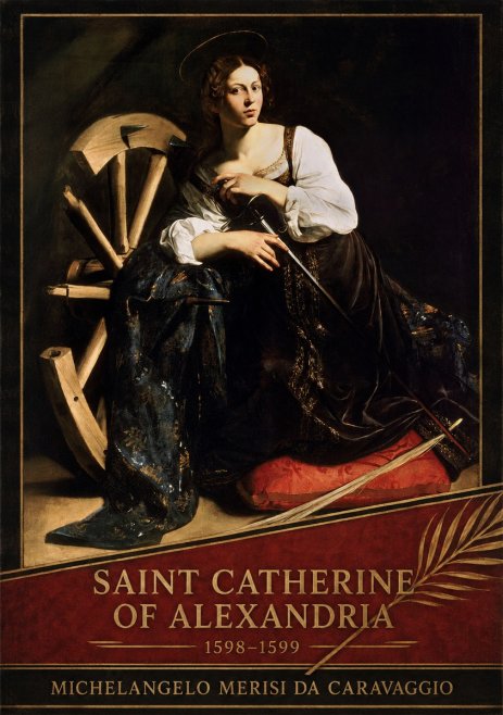 Michelangelo Merisi da Caravaggio Saint Catherine of Alexandria I No4 - Plakát