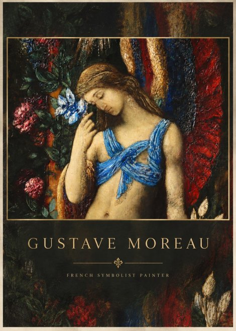 Gustave Moreau The Angel of Death No2 - Plakát