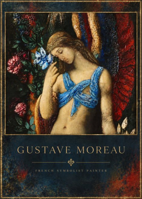 Gustave Moreau The Angel of Death No4 - Plakát