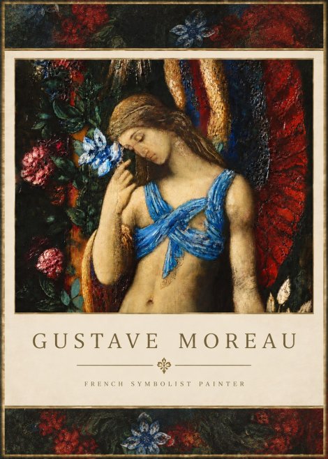 Gustave Moreau The Angel of Death No5 - Plakát