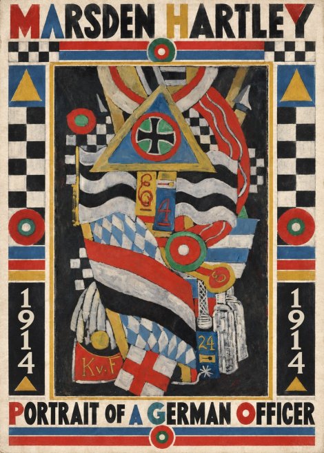 Marsden Hartley Portrait of a German Officer I No1 - Plakát