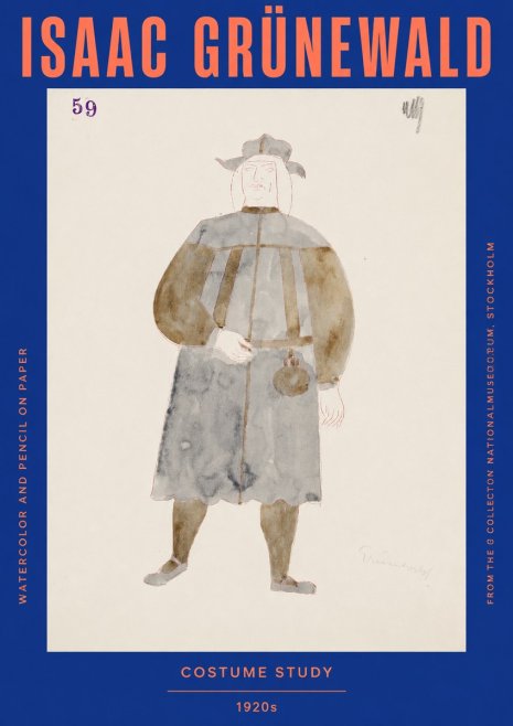Isaac Grünewald Costume Study I No2 - Plakát