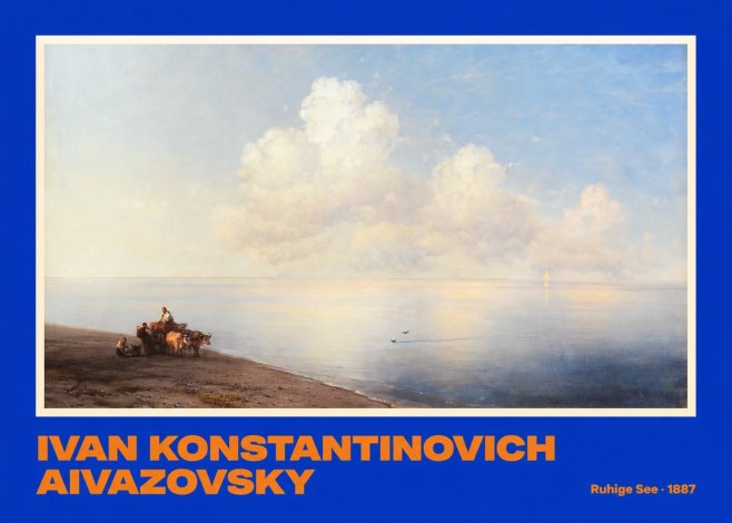 Ivan Konstantinovich Aivazovsky Ruhige See No6 - Plakát