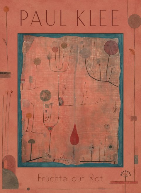 Paul Klee Früchte Auf Rot No1 - Plakát