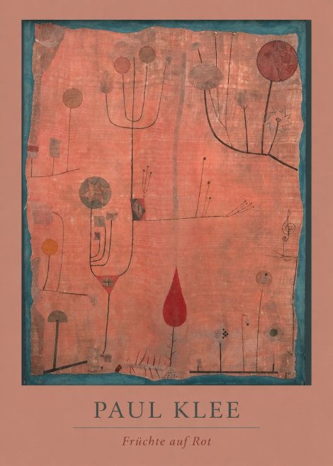 Paul Klee Früchte Auf Rot No4 - Plakát