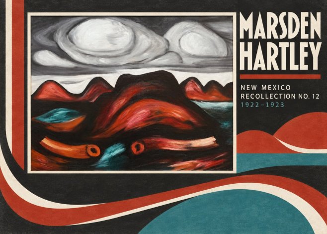 Marsden Hartley New Mexico Recollection No. 12 No2 - Plakát