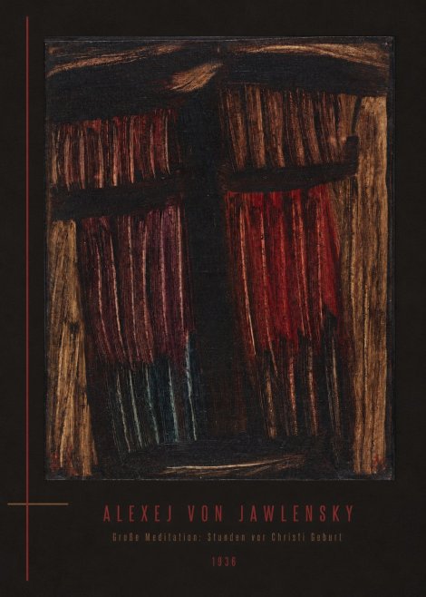 Alexej von Jawlensky Große Meditation: Stunden Vor Christi Geburt No4 - Plakát
