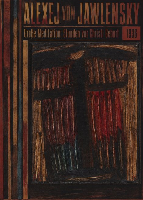Alexej von Jawlensky Große Meditation: Stunden Vor Christi Geburt No5 - Plakát