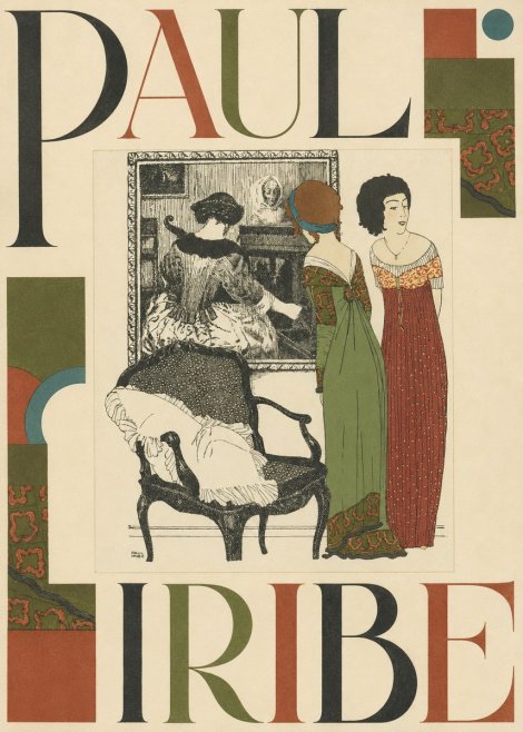 Paul Iribe Elegant Interior Scene No5 - Plakát