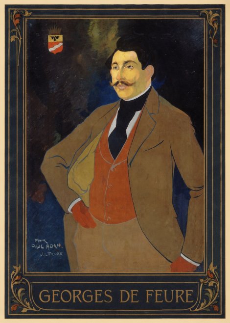 Georges de Feure Portrait De Paul Adam No3 - Plakát