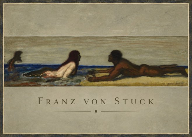 Franz von Stuck Mermaids No2 - Plakát