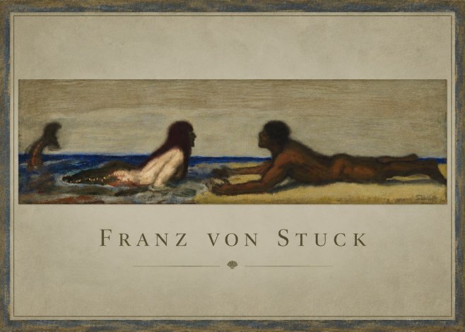 Franz von Stuck Mermaids No3 - Plakát