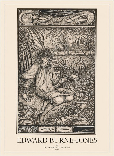 Edward Burne-Jones Withered Spring No1 - Plakát