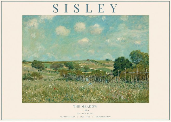Sisley The Meadow No1 - Plakát