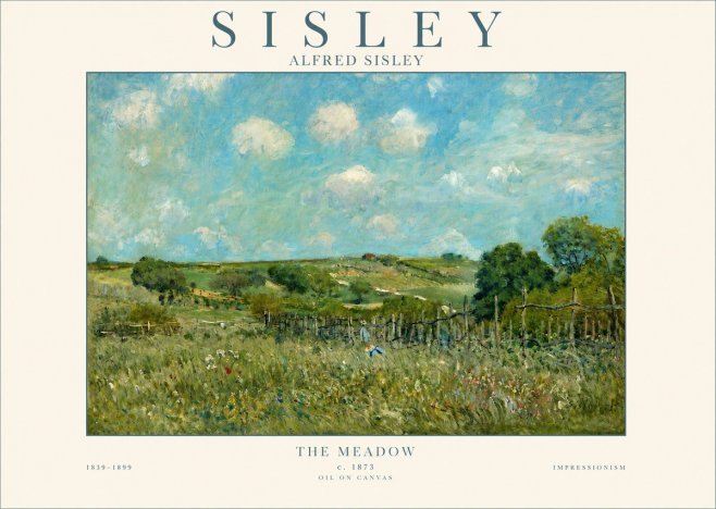 Sisley The Meadow No3 - Plakát