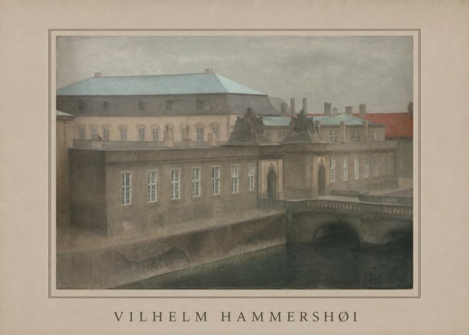 Vilhelm Hammershøi The Old Christiansborg, Late Autumn No6 - Plakát