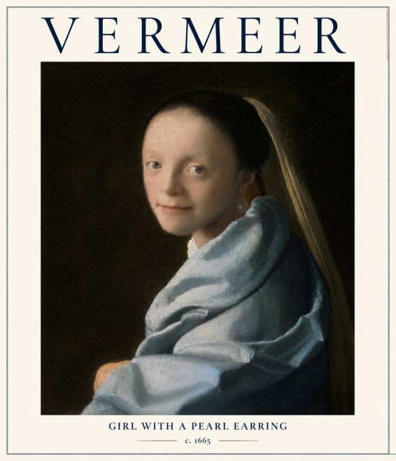 Vermeer Girl with a Pearl Earring I No1 - Plakát