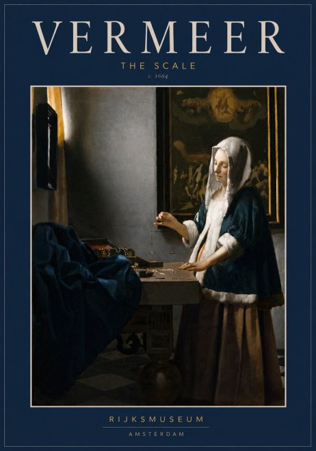Vermeer The Scale No3 - Plakát