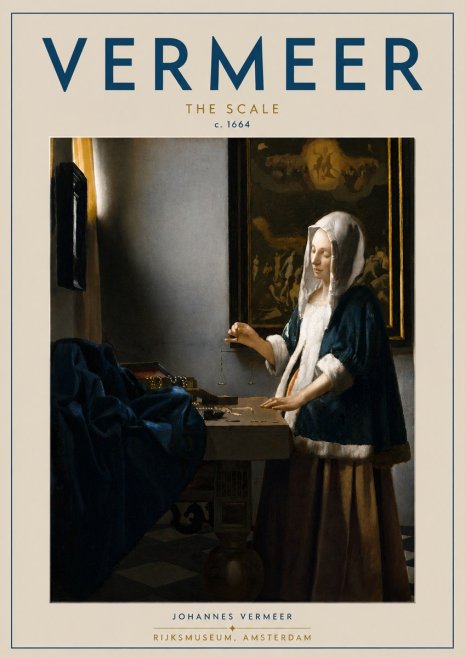 Vermeer The Scale No4 - Plakát