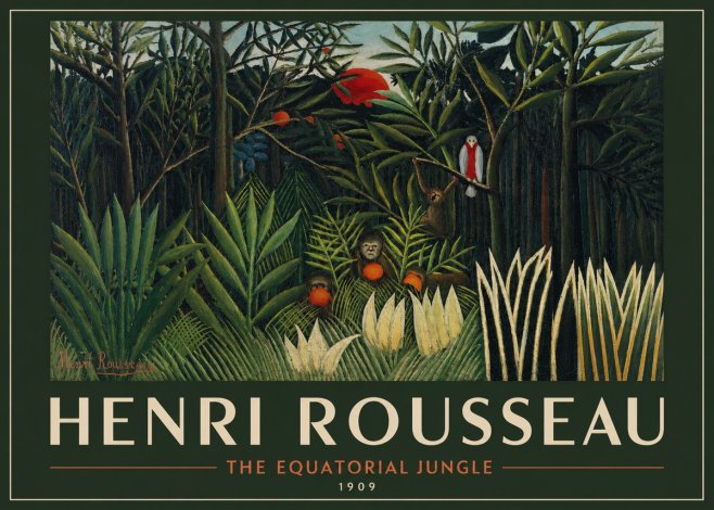 Rousseau The Equatorial Jungle I No2 - Plakát