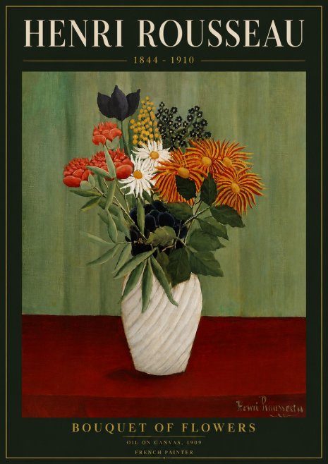 Rousseau Bouquet of Flowers No6 - Plakát