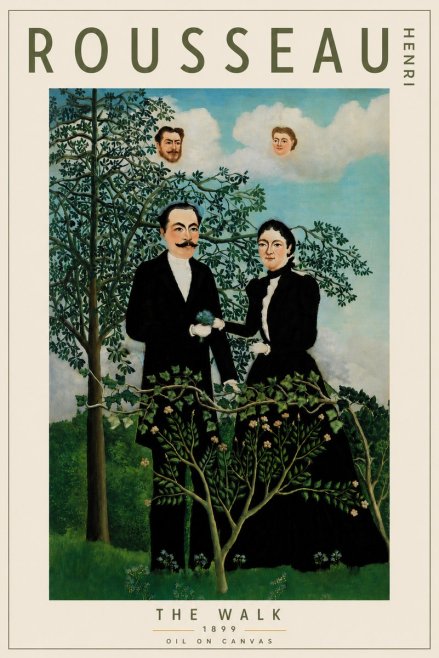Rousseau The Walk No6 - Plakát