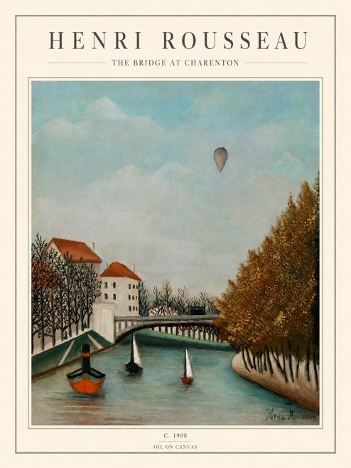 Rousseau The Bridge at Sevres No5 - Plakát