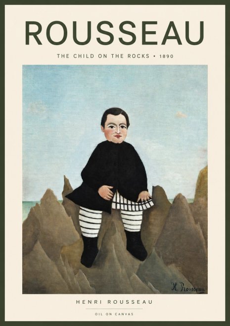 Rousseau Portrait of a Boy No2 - Plakát
