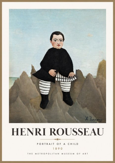 Rousseau Portrait of a Boy No3 - Plakát
