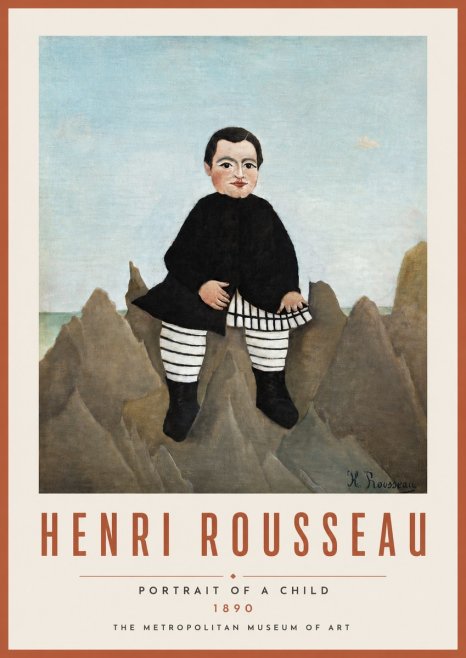 Rousseau Portrait of a Boy No5 - Plakát