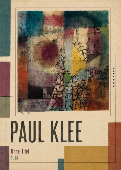 Paul Klee Ohne Titel I No1 - Plakát