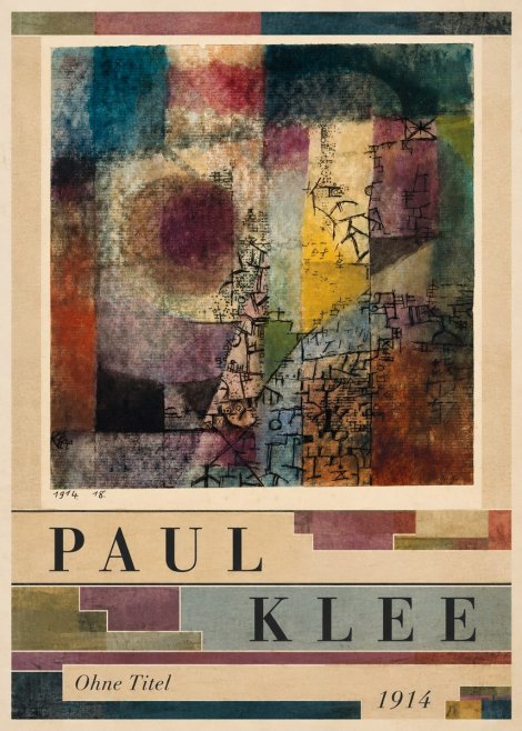 Paul Klee Ohne Titel I No3 - Plakát