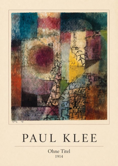 Paul Klee Ohne Titel I No4 - Plakát
