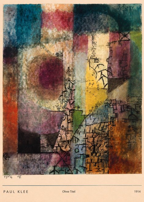 Paul Klee Ohne Titel I No5 - Plakát