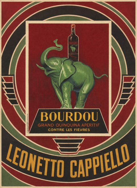 Leonetto Cappiello Bourdou No4 - Plakát