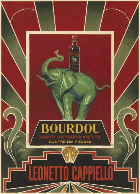 Leonetto Cappiello Bourdou No6 - Plakát