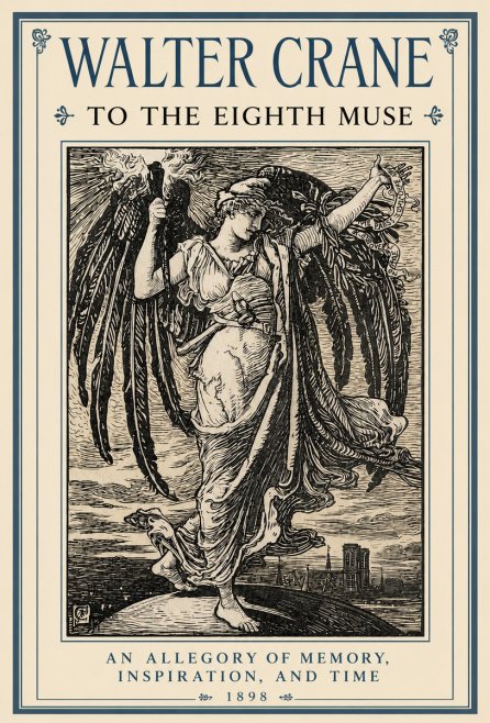 Walter Crane To the Eighth Muse No3 - Plakát